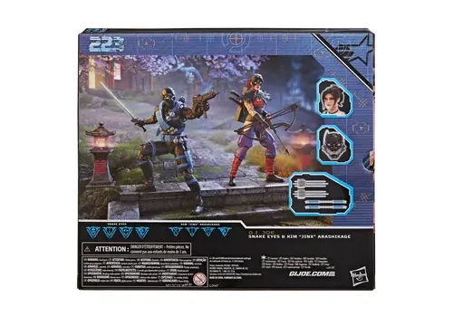 Zestaw figurek G.I. Joe Classified Series - Ninja Force Snake Eyes & Kim “Jinx” Arashikage- Zdjęcie 6