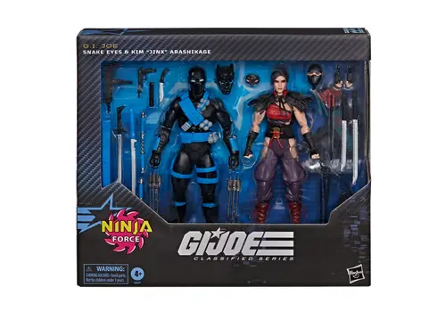 Zestaw figurek G.I. Joe Classified Series - Ninja Force Snake Eyes & Kim “Jinx” Arashikage- Zdjęcie 5
