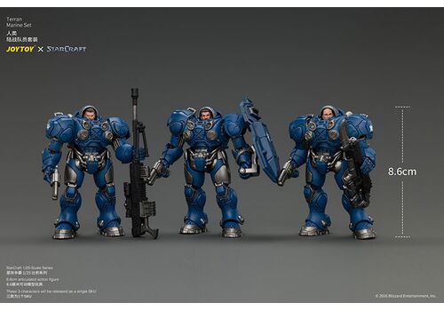 Zestaw figurek StarCraft - Terran Marine Set- Zdjęcie 3
