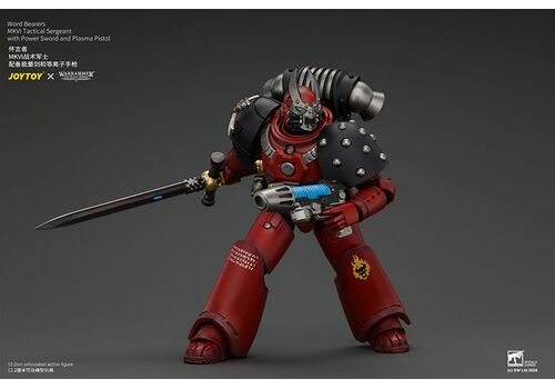 Figurka Warhammer Herezja Horusa 1/18 - Word Bearers MKVI Tactical Sergeant- Zdjęcie 12