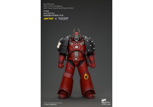 Figurka Warhammer Herezja Horusa 1/18 - Word Bearers MKVI Tactical Sergeant- Zdjęcie 10