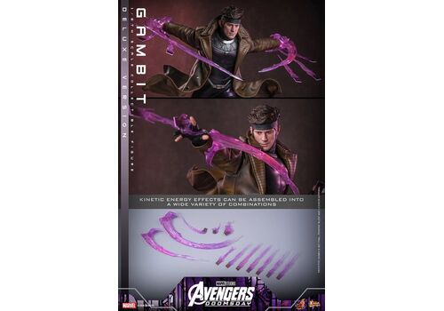 Figurka Marvel Avengers: Doomsday Movie Masterpiece 1/6 - Gambit (Deluxe Ver.) #MMS911- Zdjęcie 23