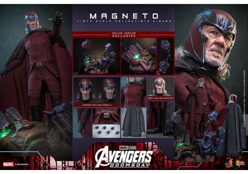 Figurka Marvel Avengers: Doomsday Movie Masterpiece 1/6 - Magneto (Deluxe Ver.) #MMS913- Zdjęcie 25