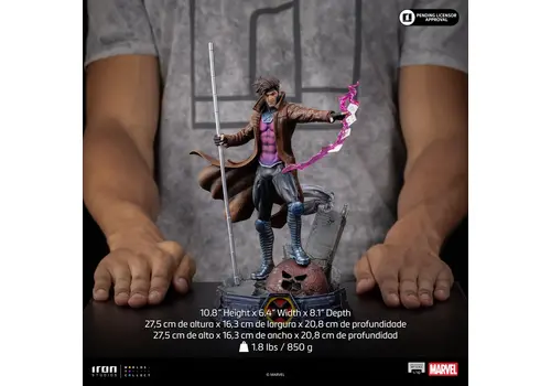 Figurka Marvel X-Men Art Scale 1/10 - Gambit Unleashed- Zdjęcie 11