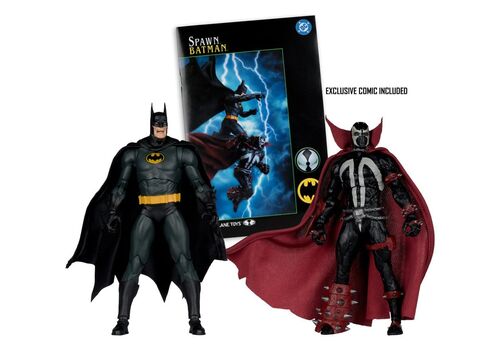 Zestaw figurek z komiksem DC Multiverse (Batman/Spawn) McFarlane Collector Edition - Batman & Spawn (Gold Label) #08- Zdjęcie 7