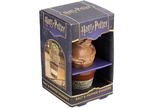 Zestaw solniczka i pieprzniczka Harry Potter - Mandragora i doniczka- Zdjęcie 5