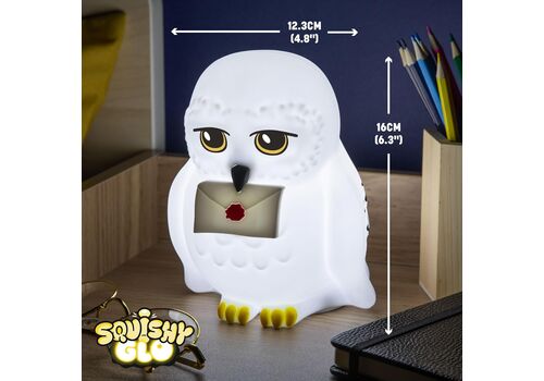Lampka silikonowa Harry Potter SquishyGlo - Hedwiga- Zdjęcie 4