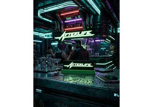 Lampka Cyberpunk 2077 - Afterlife Logo- Zdjęcie 6