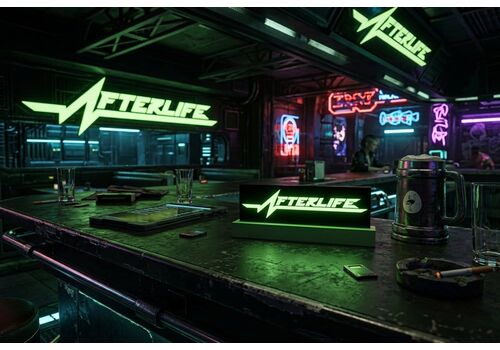 Lampka Cyberpunk 2077 - Afterlife Logo- Zdjęcie 7