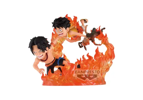 Figurka One Piece WCF Log Stories Special - Portgas D. Ace & Monkey D. Luffy (Marineford)- Zdjęcie 3