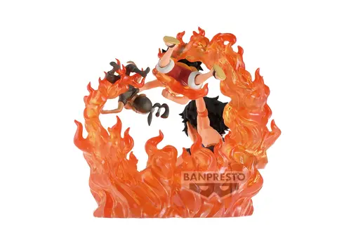 Figurka One Piece WCF Log Stories Special - Portgas D. Ace & Monkey D. Luffy (Marineford)- Zdjęcie 4
