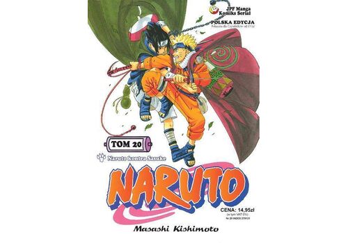 Manga Naruto Tom 20 (Naruto kontra Sasuke)