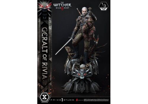 Figurka Witcher 3 Wild Hunt 1/3 Geralt of Rivia 88 cm