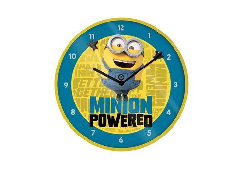 Zegar ścienny Minionki - Minion Powered