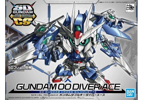 Model figurki GUNDAM SD Cross Silhouette Gundam OO Diver Ace