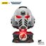 Hełm elektroniczny Warhammer 40k 1/1 - White Scars MkX (z podstawką)