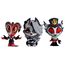 Zestaw mini figurek Helluva Boss - Blitzo, Loona & Stolas