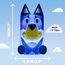 Lampka 3D z dźwiękiem Bluey- Zdjęcie 4