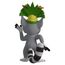 Mini figurka Madagaskar - Król Julian- Zdjęcie 2