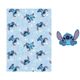 Koc z coralu + poduszka Lilo i Stitch - Stitch (100 x 140 cm)
