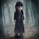 Lalka Wednesday Living Dead Dolls - Wednesday Addams (Nevermore Academy Uniform)