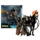 Zestaw 2 figurek Spawn: The Dark Ages McFarlane Toys Digital - Bloodaxe with Horse (Gold Label)