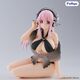 Figurka Super Sonico (Swimsuit Black Color Ver.) Noodle Stopper