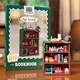 Drewniany model do składania Mini Book Nook - Magic Bookshelf (z magnesem)